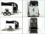 Cheval Liberte Pferdeanhänger GOLD One 1,5er, Pullman-Fahrwerk, schwarz-Neu – Bild 10