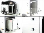 Cheval Liberte Pferdeanhänger GOLD One 1,5er, Pullmann-Fahrwerk, Sattelkammer, schwarz-Neu – Bild 10
