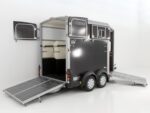 Ifor Williams Pferdeanhänger HB511|Heckklappen-Türkombination|anthrazit-Neu