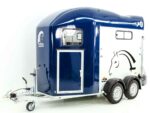 Cheval Liberte Pferdeanhänger GOLD 3, Premium, Pullman 2, Sattelkammer, blau-Neu – Bild 4