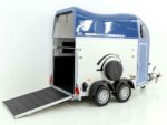 Cheval Liberte Pferdeanhänger GOLD One 1,5er, Pullman-Fahrwerk, blau-Neu – Bild 3