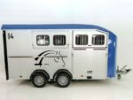 Cheval Liberte Pferdeanhänger Maxi 4, 4 Pferde, Pullman-Fahrwerk, 100km/h, blau-Neu – Bild 3