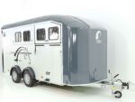Cheval Liberte Pferdeanhänger Maxi 4, 4 Pferde, Pullman-Fahrwerk, 100km/h, grau-Neu – Bild 2