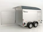 Debon Kofferanhänger C500 164x300cm H:200cm 2,6t, Alu, Polybug, Tür, grau-Neu