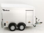 Debon Kofferanhänger C500 164x300cm H:200cm 2,6t, Alu, Polybug, Tür, weiß-Neu – Bild 6