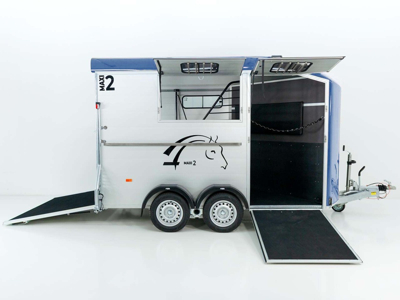 51.jpg Cheval Liberte Pferdeanhänger MAXI 2, blau-Neu – Bild 1