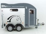 Cheval Liberte Pferdeanhänger GOLD 3, Premium, Pullman 2, Sattelkammer, grau-Neu