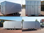 Vezeko Autotrailer Cargo Race Master 230x550cm H210cm 3,5t|E-Winde|silber-Neu – Bild 9