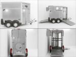 Ifor Williams Pferdeanhänger HB403|1,5er|silber-Neu – Bild 11