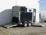 Ifor Williams Pferdeanhänger HB511|Heckklappen-Türkombination|schwarz-Neu