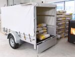 Koch Anhänger mit Plane 125x250cm 750kg|Typ U4|Hochplane 150 cm Hobby|Angebot-Neu – Bild 2